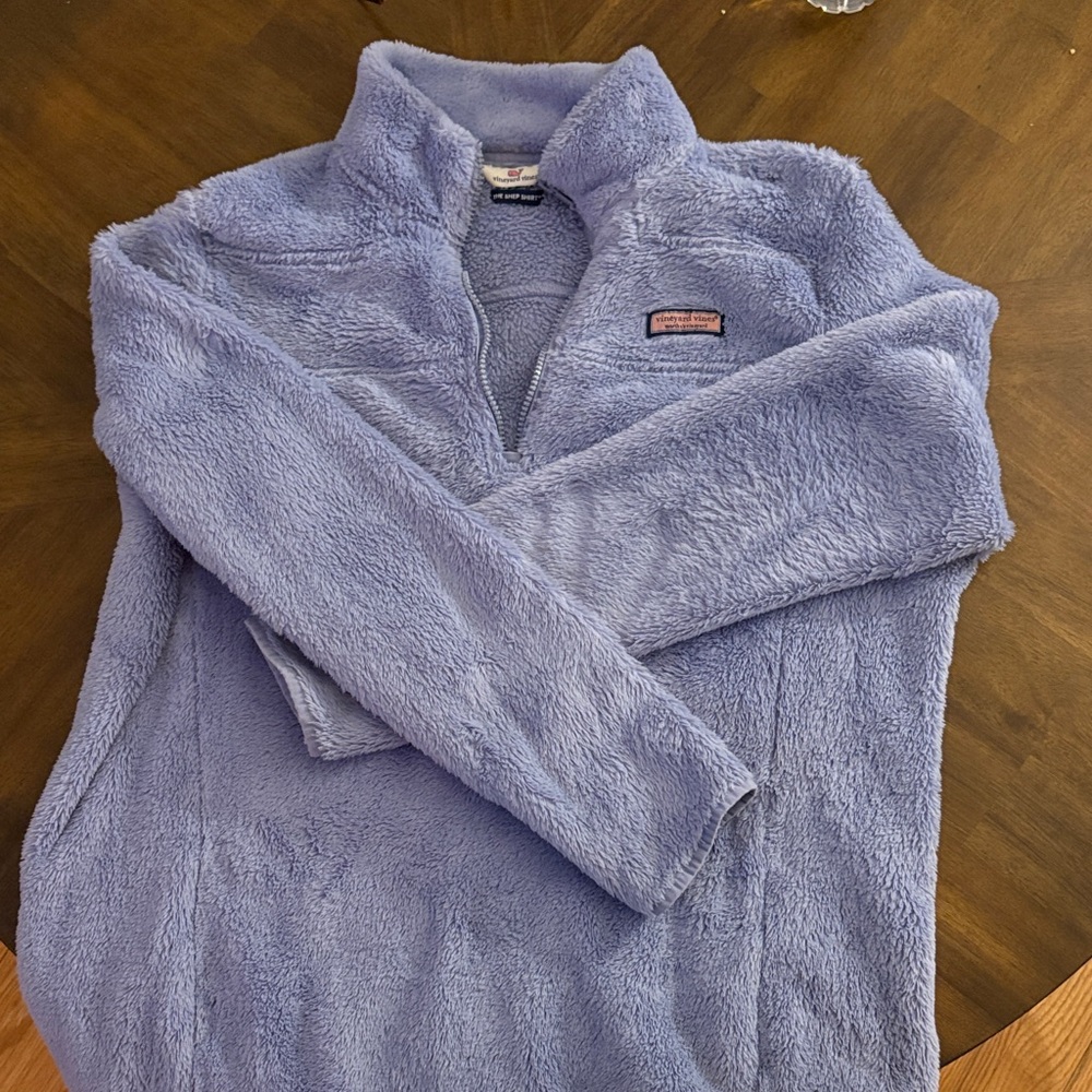 Vineyard Vines XL Lavender Fleece Pullover